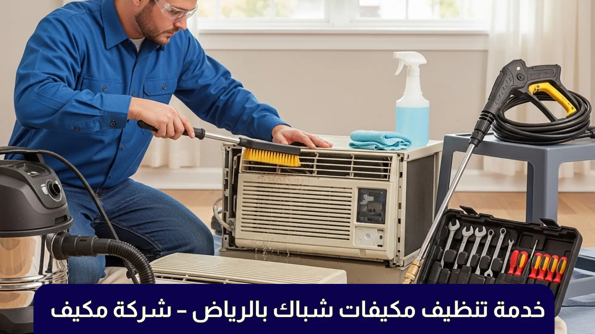 خدمة تنظيف مكيفات شباك بالرياض