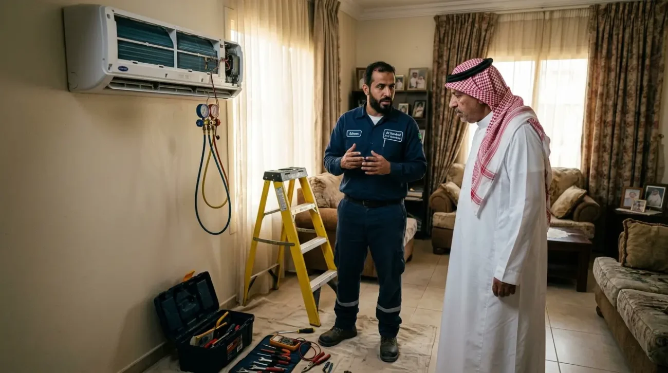 شرح رموز المكيف المركزي